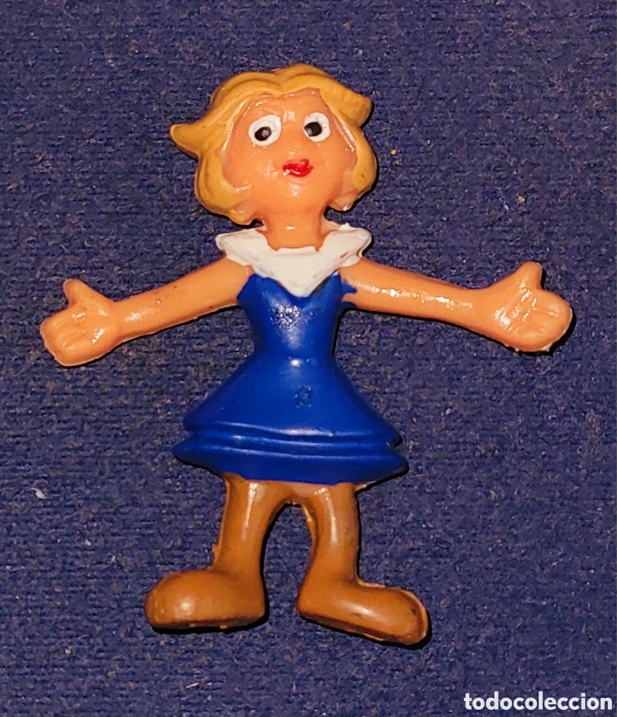 Figuras de goma y PVC: DIFICIL: Bonita figura pvc goma mini flexi Jetsons 1969 marca Baravelli Italia