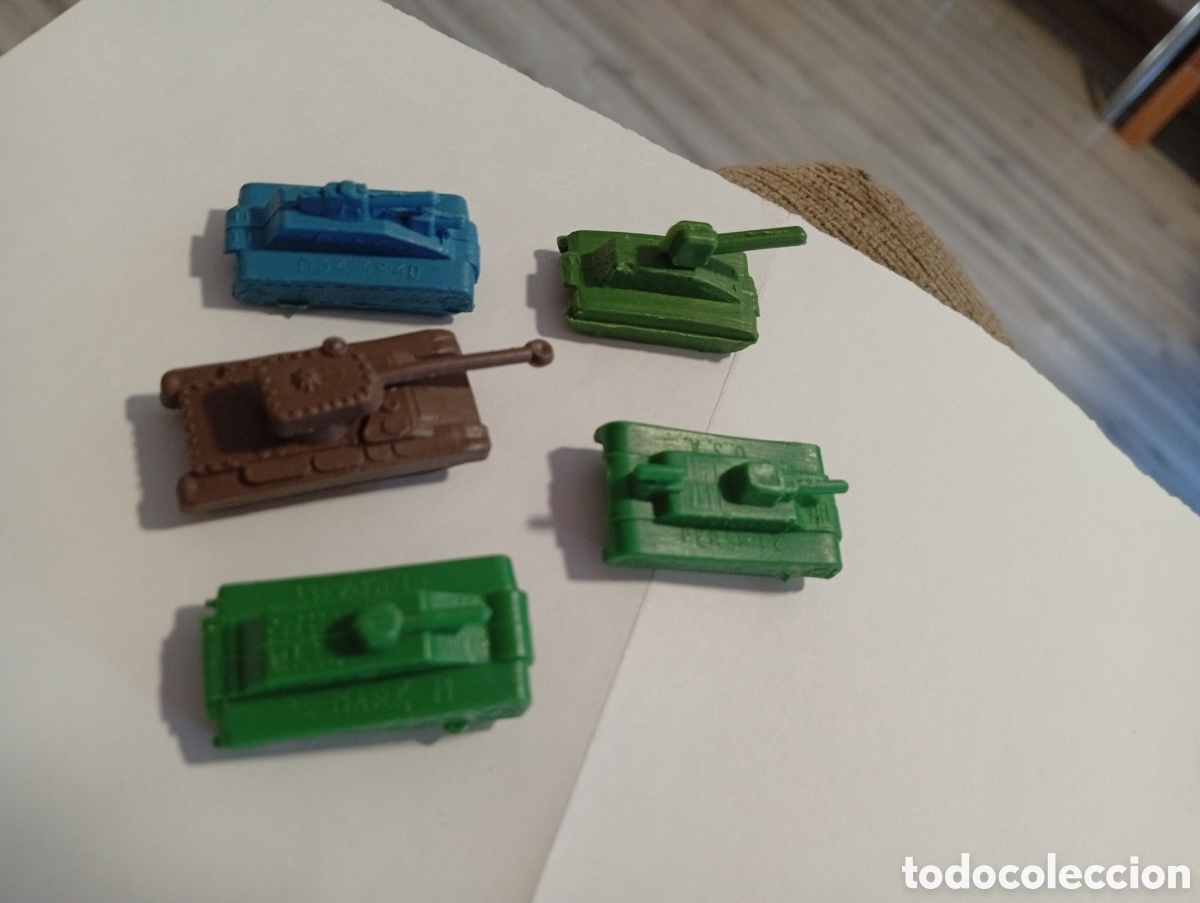 Figuras de goma y PVC: Lote tanques montaplex perfecto estado