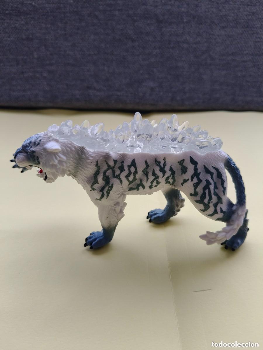 Figuras de goma y PVC: Animales Schleich- Colecci&oacute;n Schleich Tigre de Hielo 70147 | Figura Monstruo ELDRADOR con Cristales