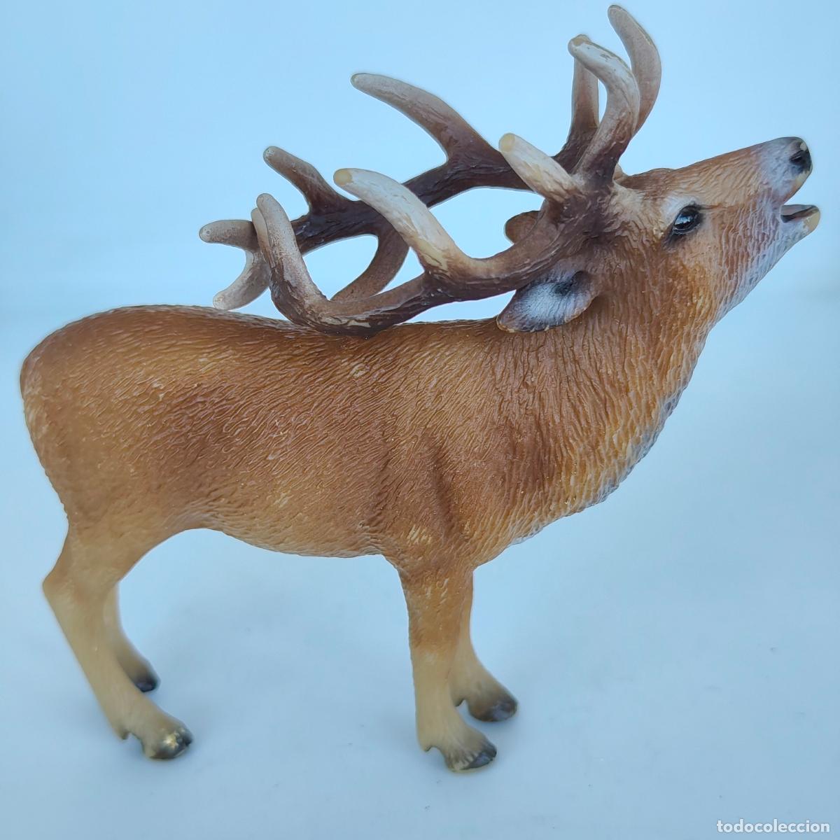 Figuras de goma y PVC: Schleich ciervo berrea 2010 - Foto 3