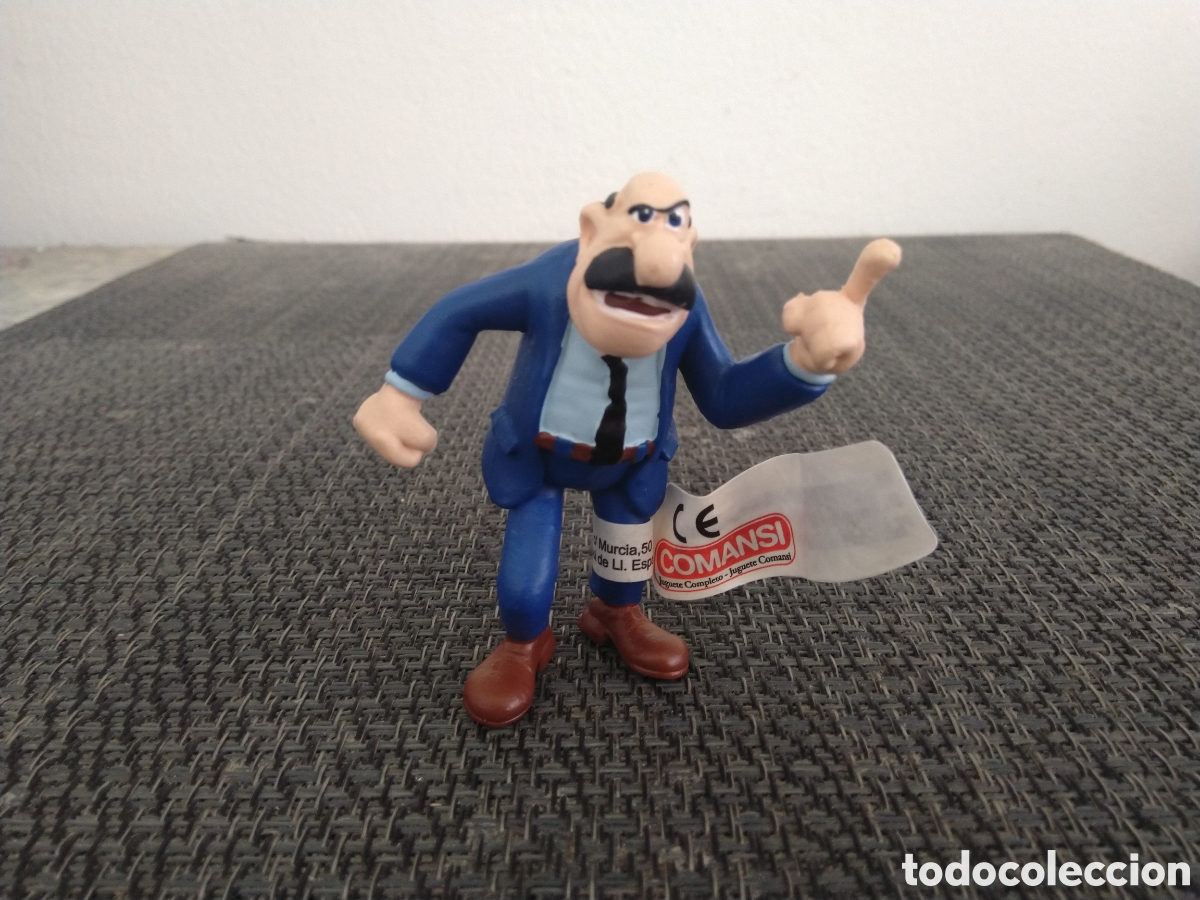 Figuras de goma y PVC: FIGURA PVC SUPER INTENDENTE VICENTE DE COMANSI MORTADELO Y FILEMON TEBEOS IBA&Ntilde;EZ