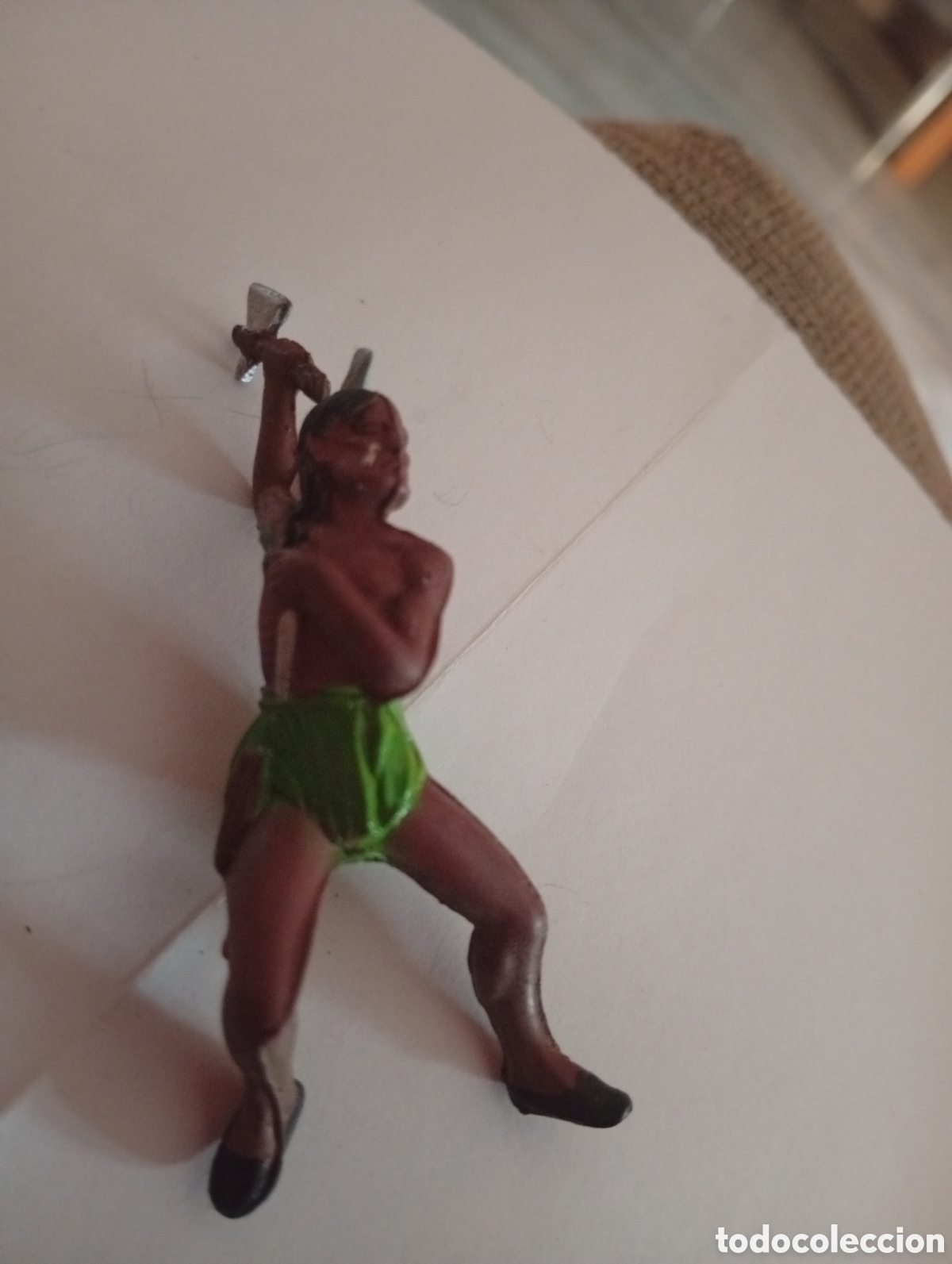 Figuras de goma y PVC: Figura indio GAMA perfecto estado