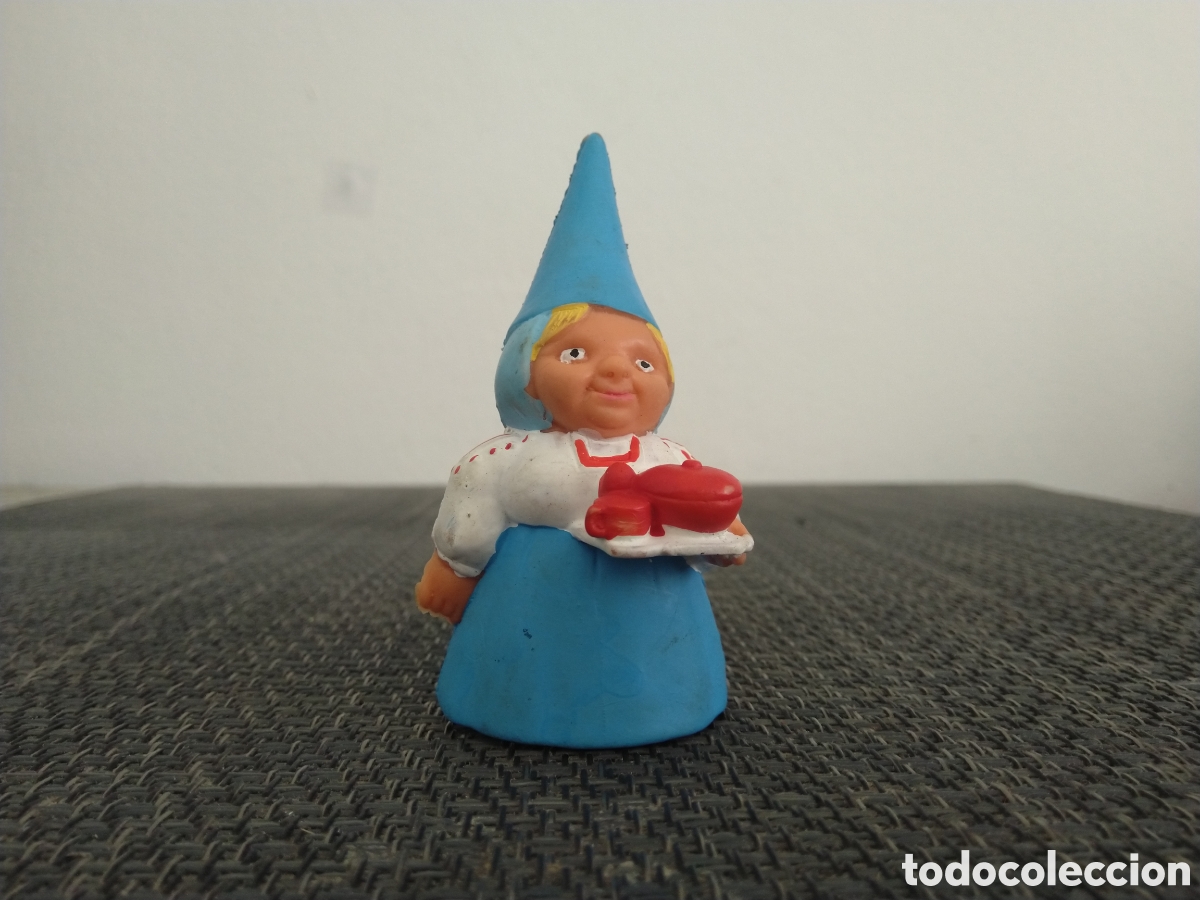 Figuras de goma y PVC: FIGURA PVC LISA DAVID EL GNOMO SERIE DIBUJOS ANIMADOS A&Ntilde;OS 80 TV TELEVISION TETERA ROJA VESTIDO AZUL