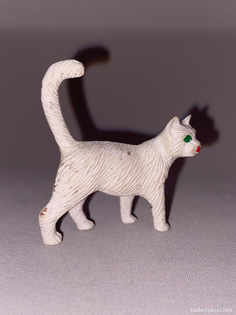 Figuras de goma y PVC: MAGN&Iacute;FICA FIGURA DE PVC &ldquo; GATO &ldquo; SERIE ANIMALES