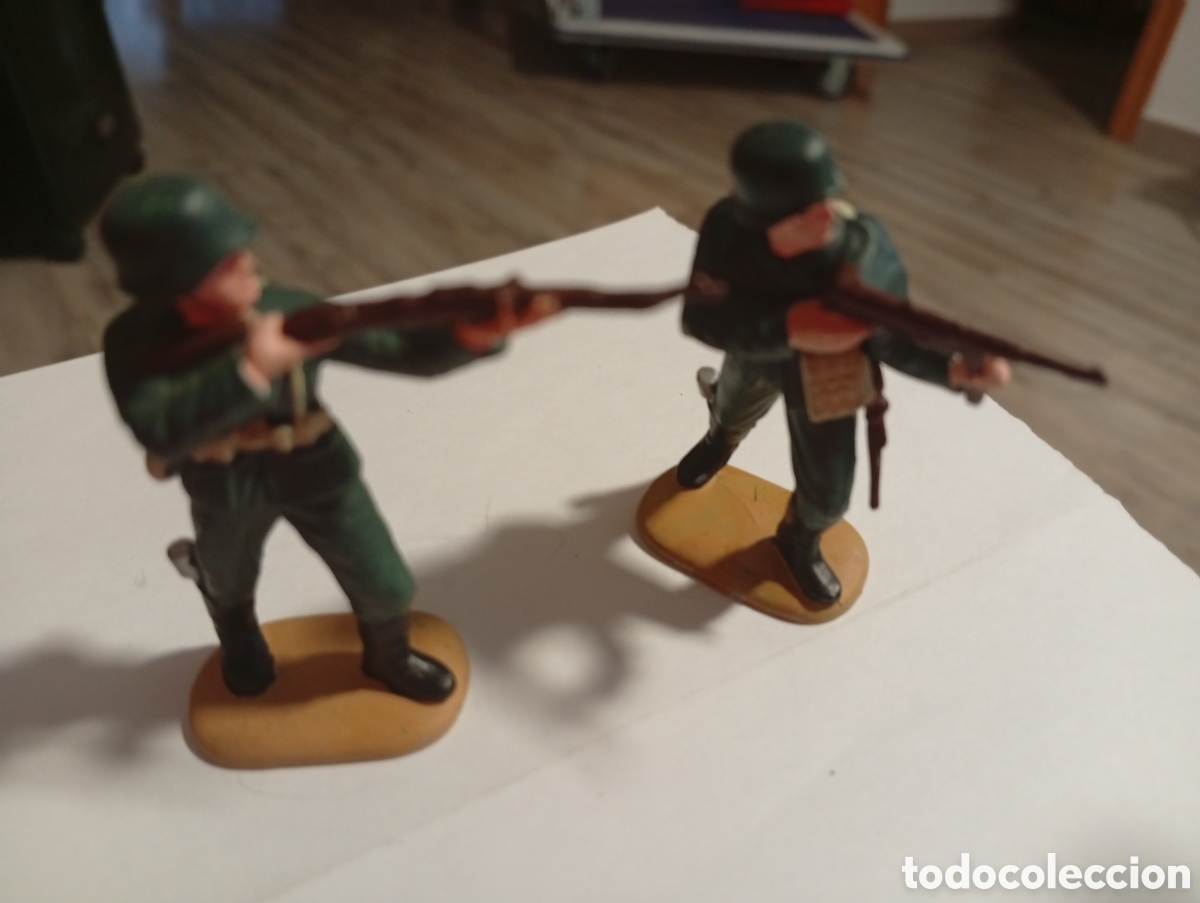 Figuras de goma y PVC: Soldados alemanes perfecto estado