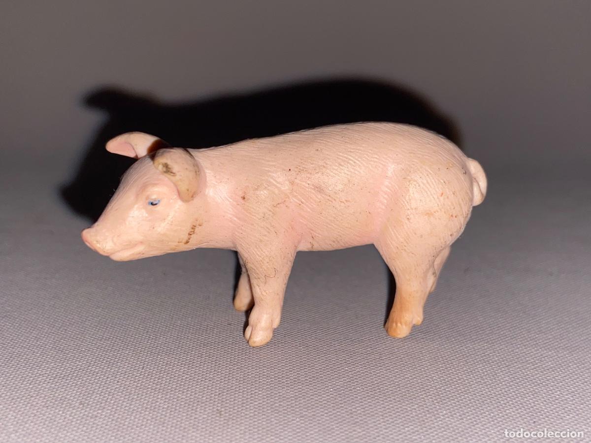 Figuras de goma y PVC: MAGN&Iacute;FICA FIGURA DE PVC &ldquo; CERDITO &ldquo; SERIE ANIMALES - SCHLEICH
