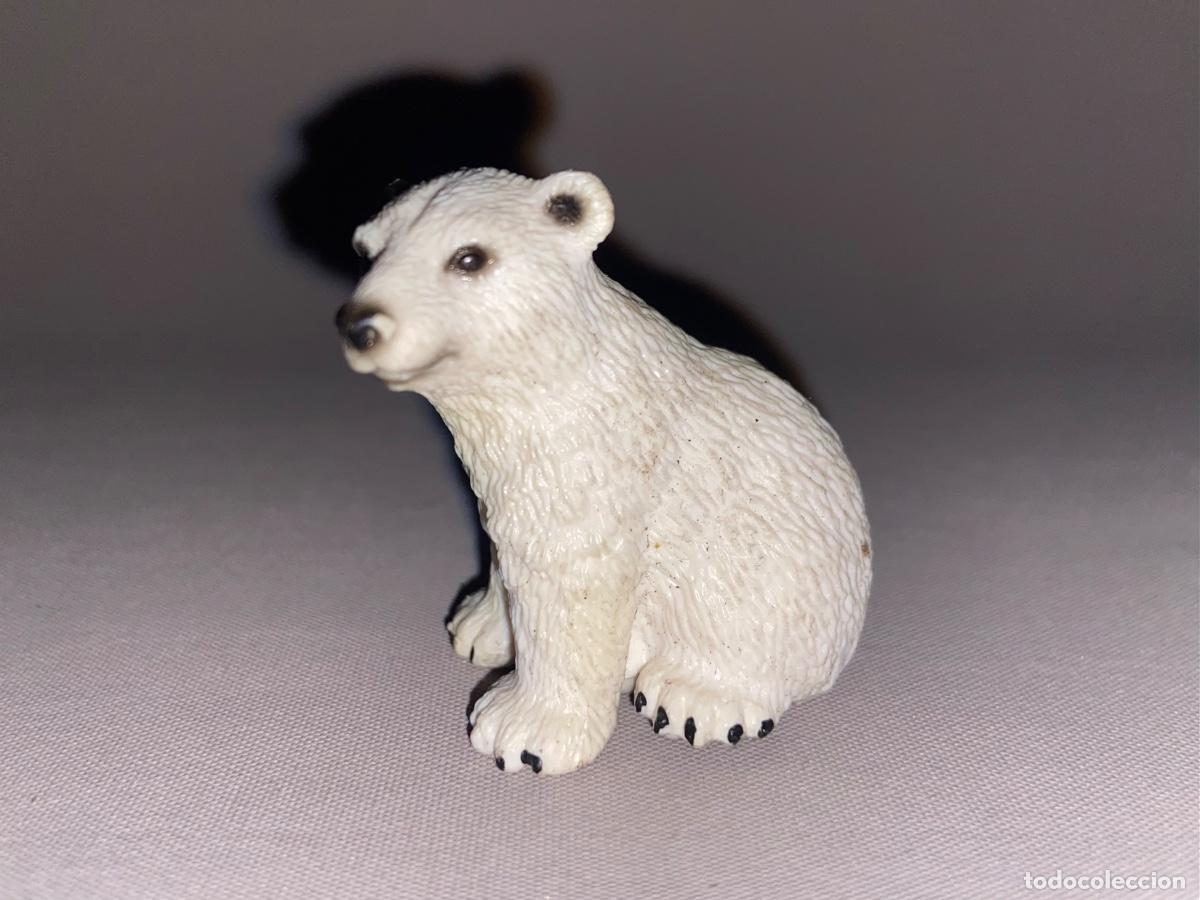 Figuras de goma y PVC: MAGN&Iacute;FICA FIGURA DE PVC &ldquo; OSEZNO OSO POLAR &ldquo; SERIE ANIMALES - SCHLEICH