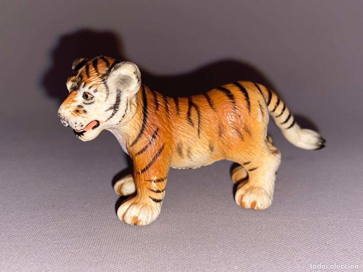 Figuras de goma y PVC: MAGN&Iacute;FICA FIGURA DE PVC &ldquo; CR&Iacute;A TIGRE DE BENGALA &ldquo; SERIE ANIMALES - SCHLEICH