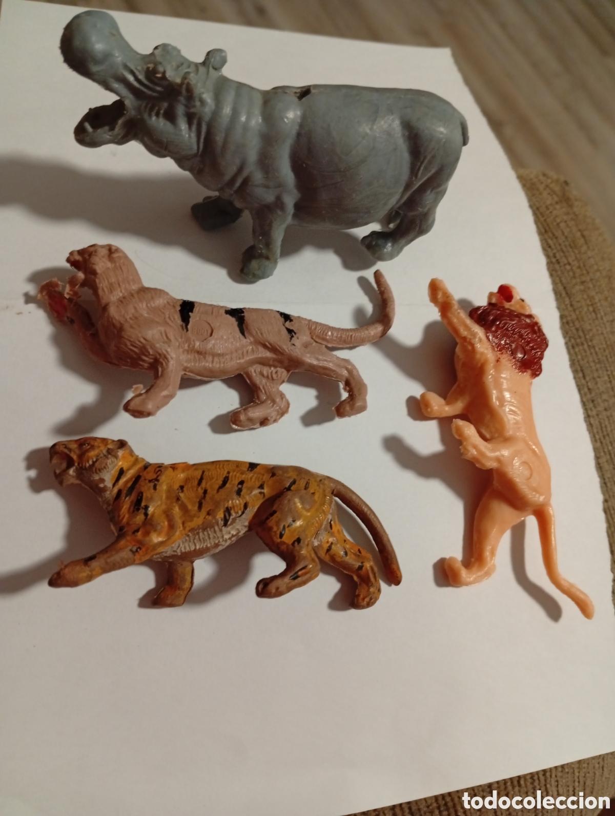 Figuras de goma y PVC: Lote animales desconozco marca