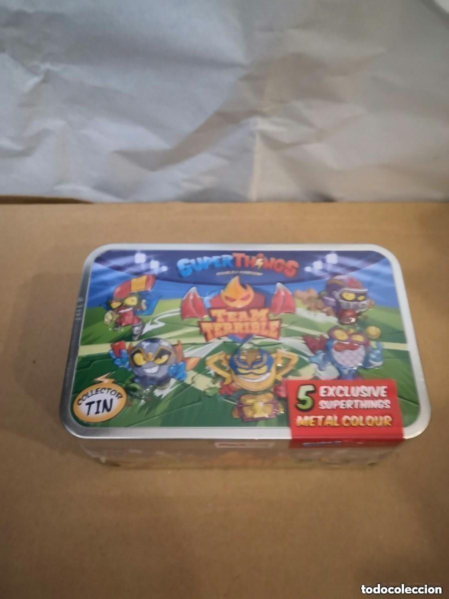 Figurines en Caoutchouc et PVC: CAJA METALICA SUPER THINGS TEAM TERRIBLE SIN ABRIR