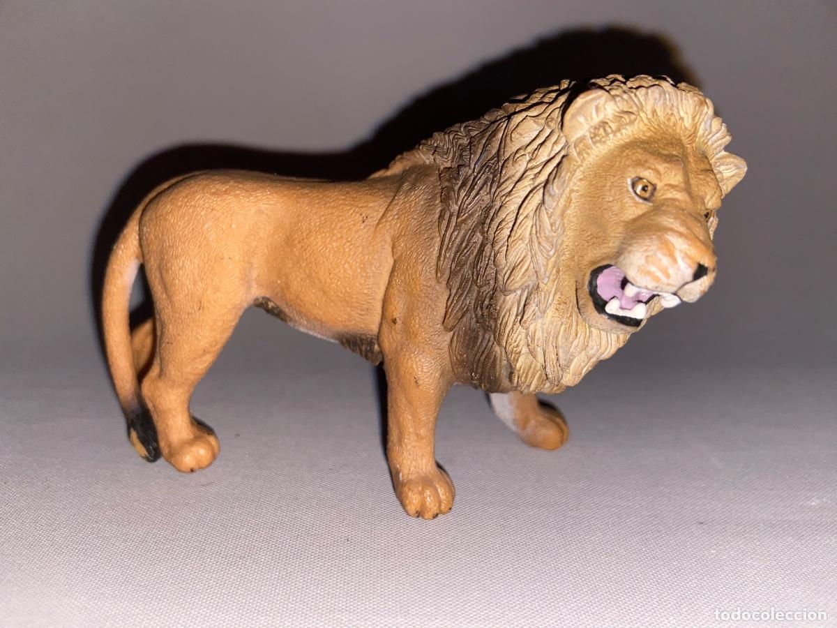 Figuras de goma y PVC: MAGN&Iacute;FICA FIGURA DE PVC &ldquo; LEON &ldquo; SERIE ANIMALES - SCHLEICH