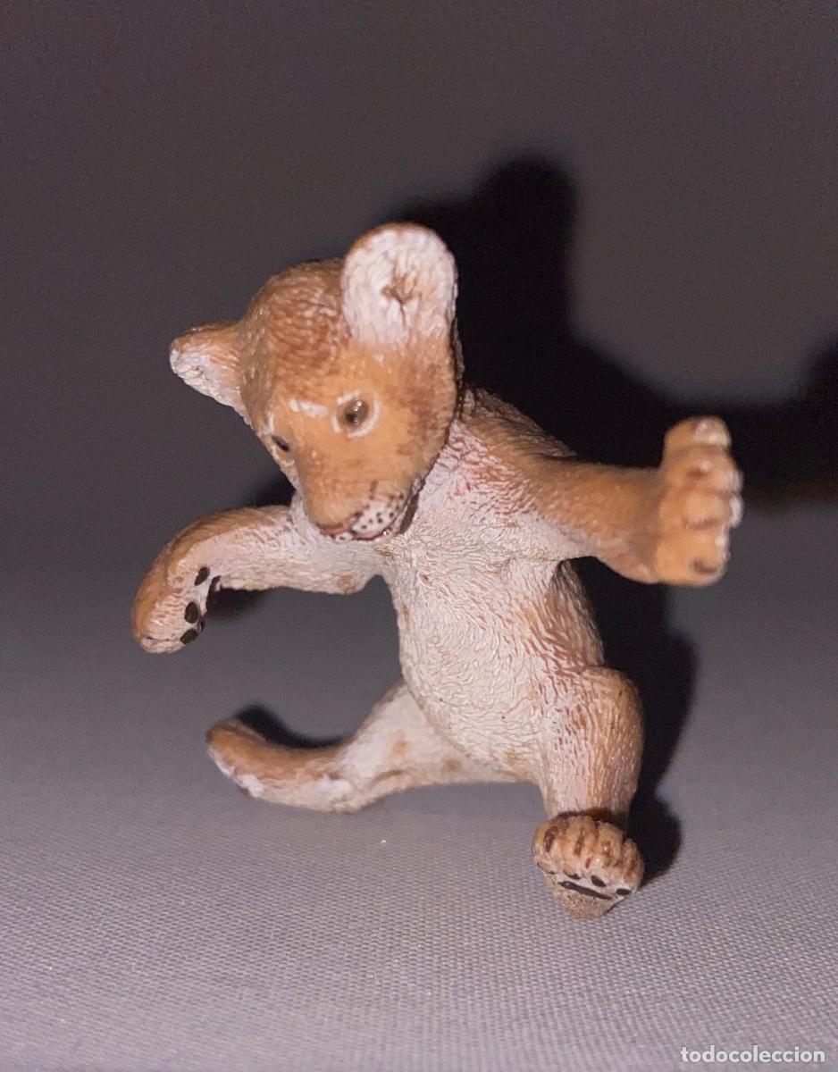 Figuras de goma y PVC: MAGN&Iacute;FICA FIGURA DE PVC &ldquo; CRIA LEON &ldquo; SERIE ANIMALES - SCHLEICH