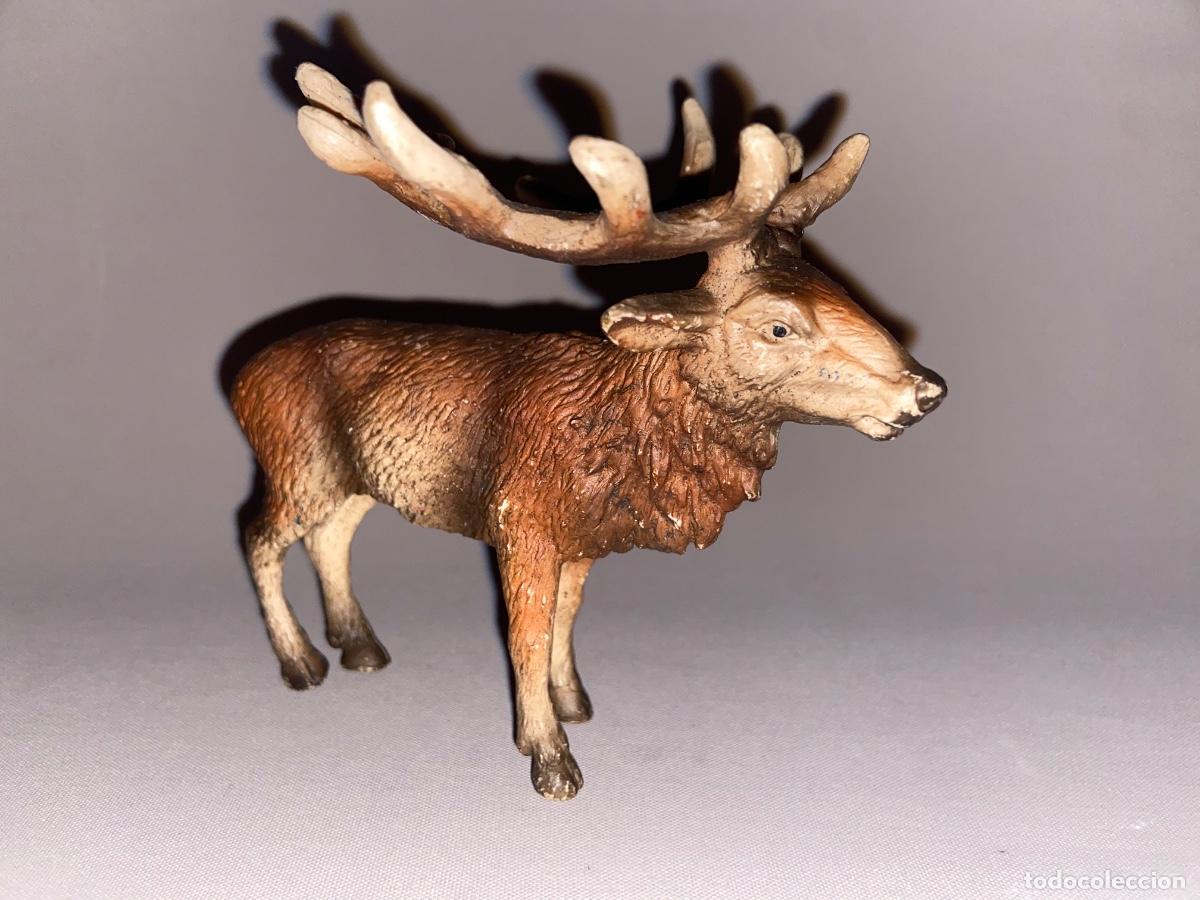 Figuras de goma y PVC: MAGN&Iacute;FICA FIGURA DE PVC &ldquo; CIERVO &ldquo; SERIE ANIMALES - SCHLEICH