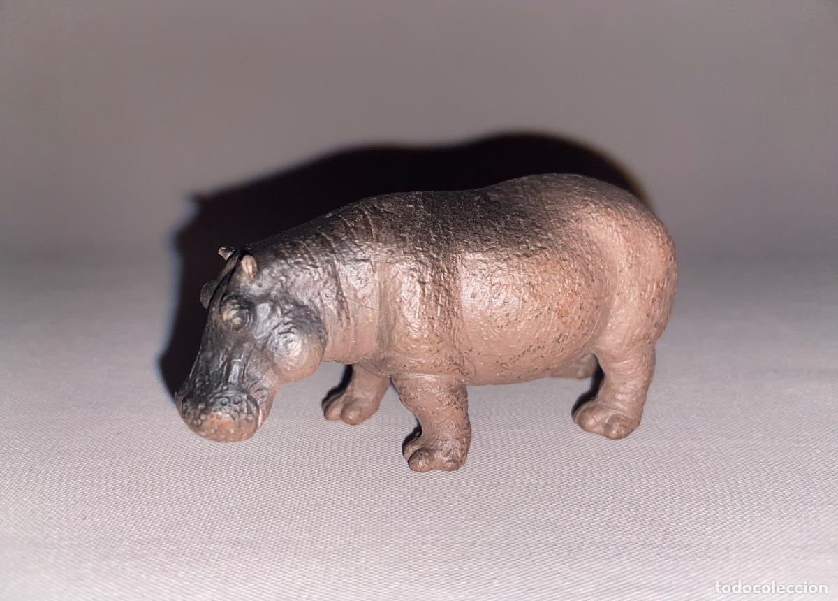 Figuras de goma y PVC: MAGN&Iacute;FICA FIGURA DE PVC &ldquo; CRIA HIPOPOTAMO &ldquo; SERIE ANIMALES - SCHLEICH