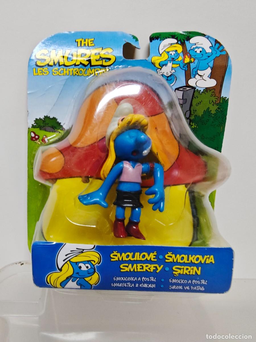 Figuras de goma y PVC: FIGURA PVC PITUFO BOOTLEG EN BLISTER