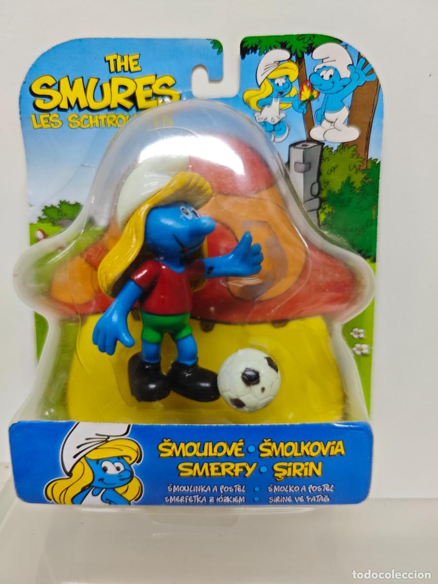 Figuras de goma y PVC: FIGURA PVC PITUFO BOOTLEG EN BLISTER