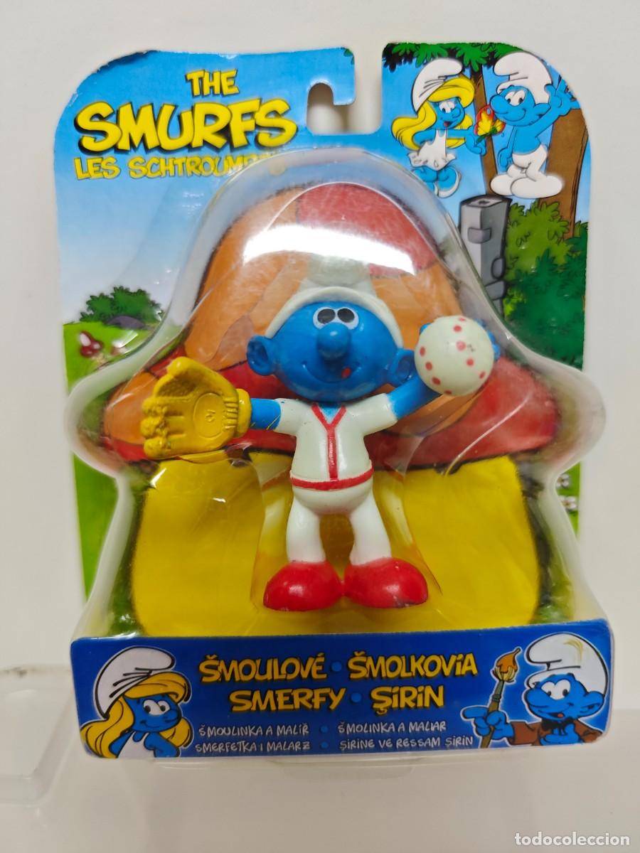 Figuras de goma y PVC: FIGURA PVC PITUFO BOOTLEG EN BLISTER