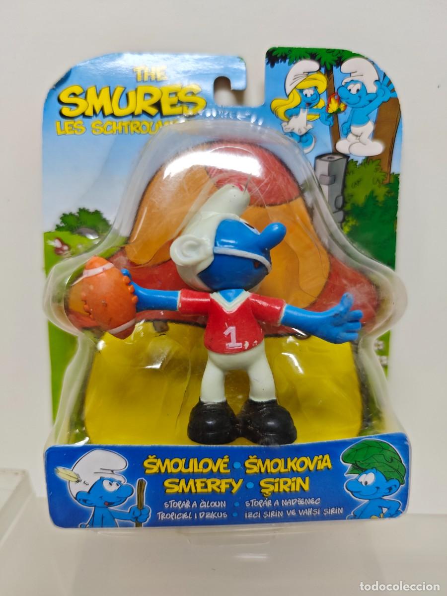 Figuras de goma y PVC: FIGURA PVC PITUFO BOOTLEG EN BLISTER