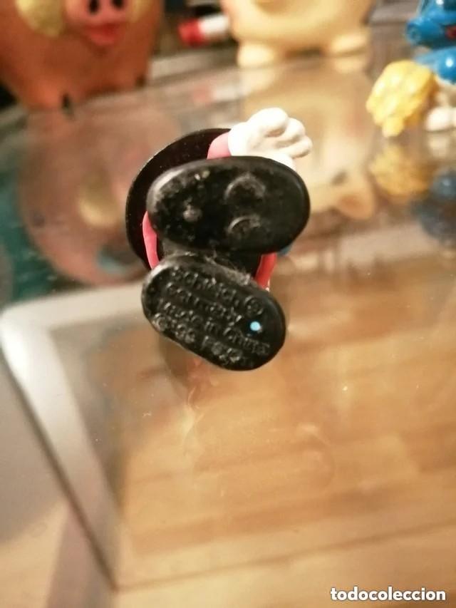 Figuras de goma y PVC: 2 PITUFOS, ANTIGUOS, PEYO - Foto 4
