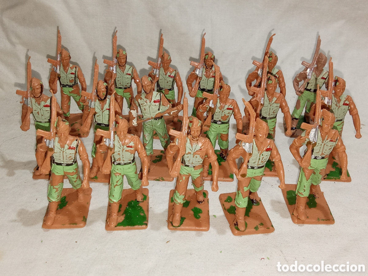 Figuras de goma y PVC: LOTE DE 17 LEGIONARIOS DE PVC REAMSA SOLDIS