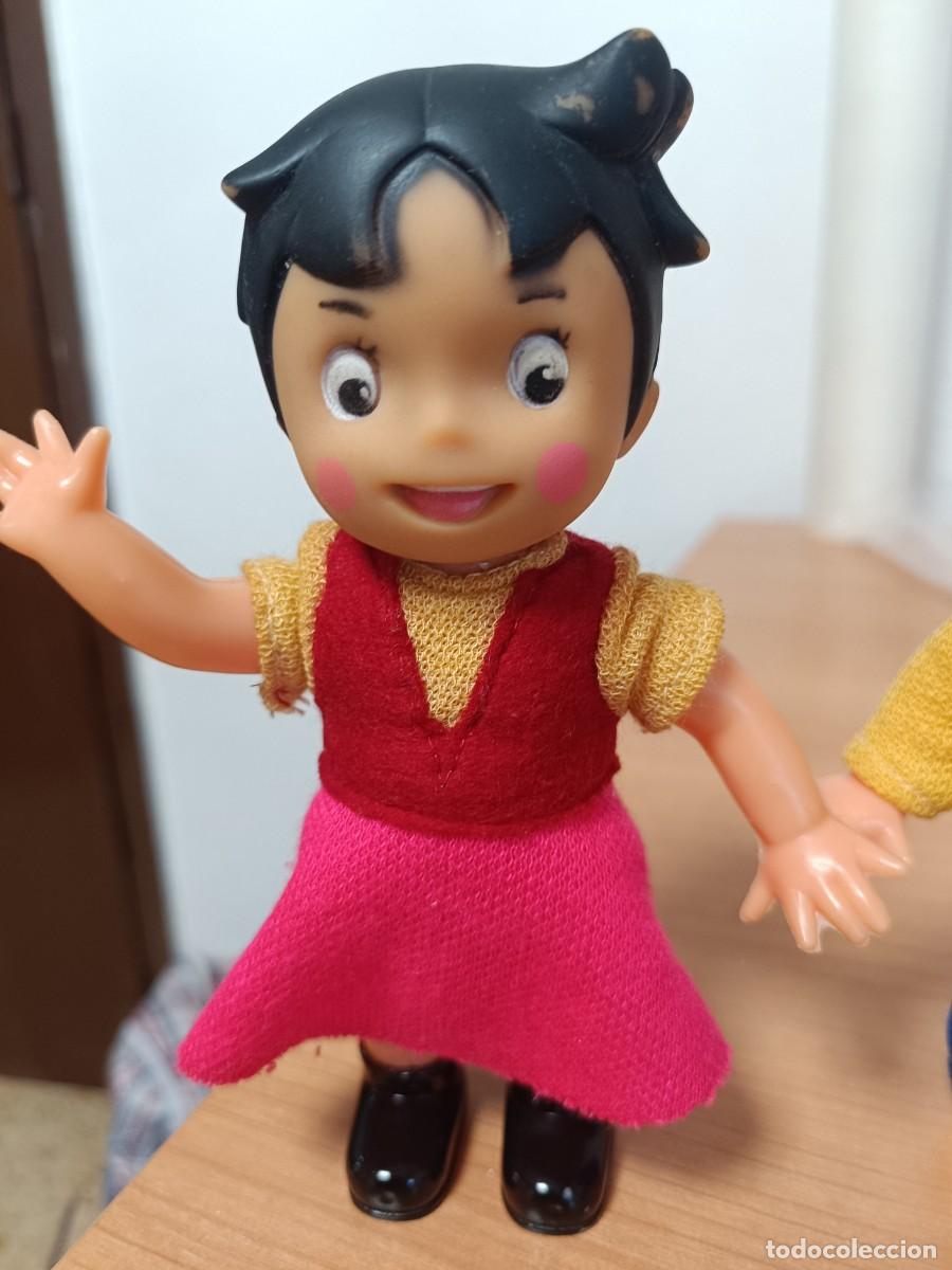Figuras de goma y PVC: Mu&ntilde;ecos Pedro y Heidi - Foto 3