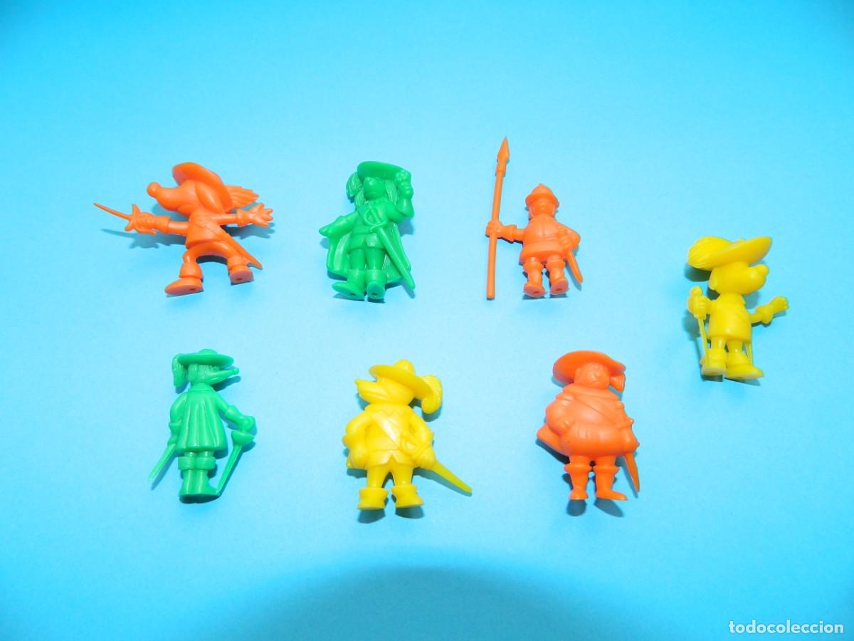Figuras de goma y PVC: 7 FIGURAS DUNKIN SERIE DARTACAN