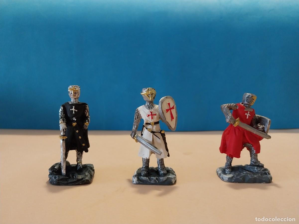 Figuras de goma y PVC: FIGURAS DE CABALLEROS TEMPLARIOS