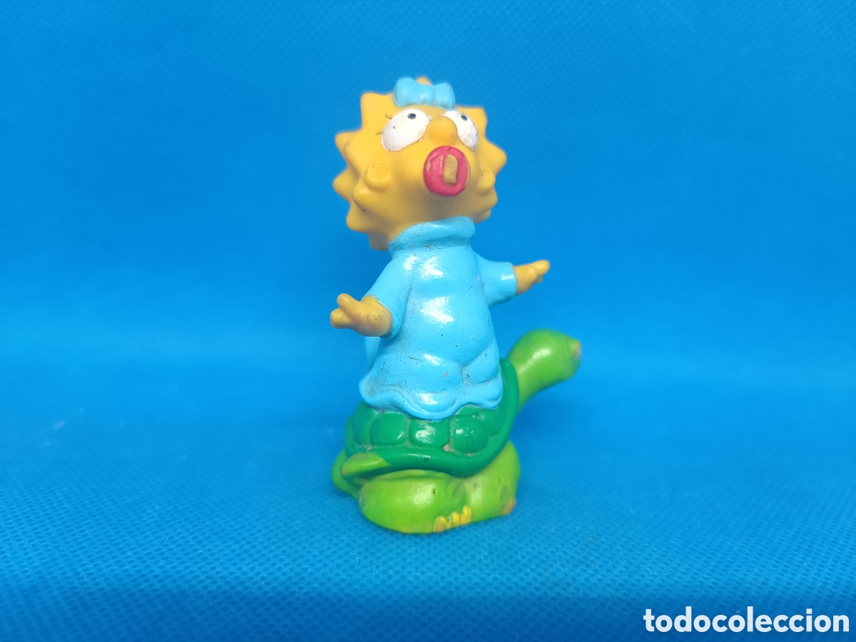 Figuras de Borracha e PVC: Figura pl&aacute;stico hinchado Bart Simpson campista 1990