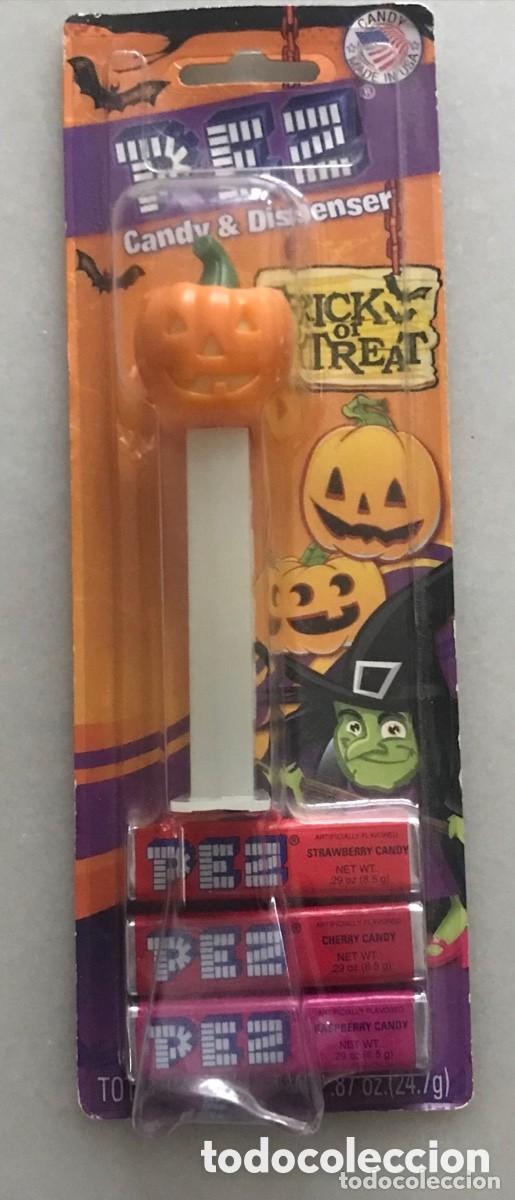 PEZ Dispenser: Dispensador de caramelos PEZ calabaza hallowen . Made in usa