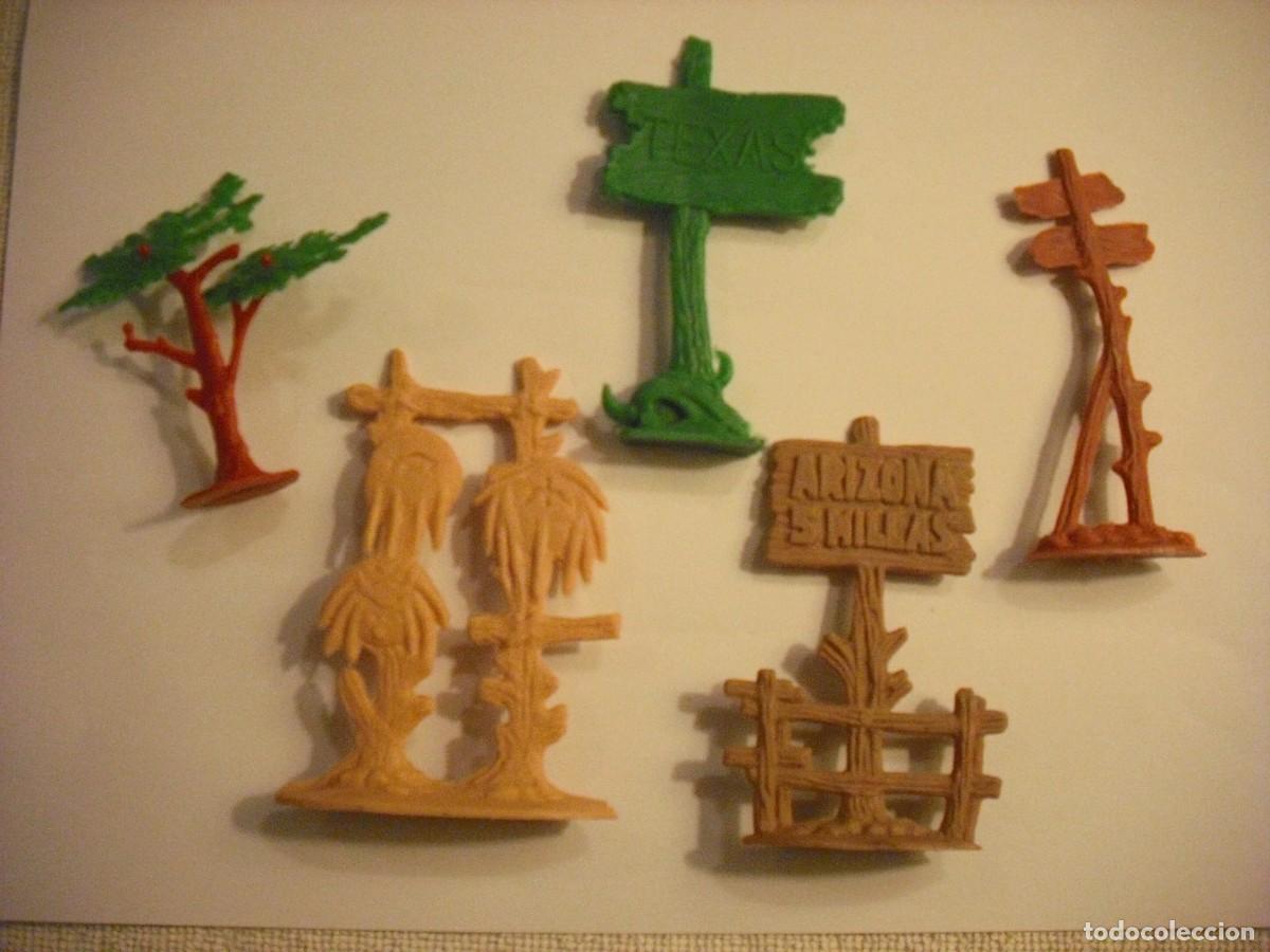 Figuras de goma y PVC: LOTE DE 5 ACCESORIOS DE TEMATICA DEL OESTE, PVC - Foto 1