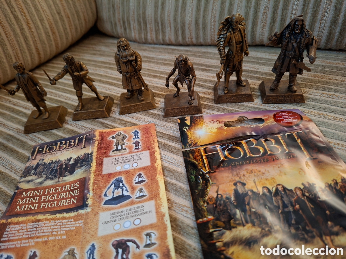 Figuras de goma y PVC: FIGURAS de EL HOBBIT (6 figuras)