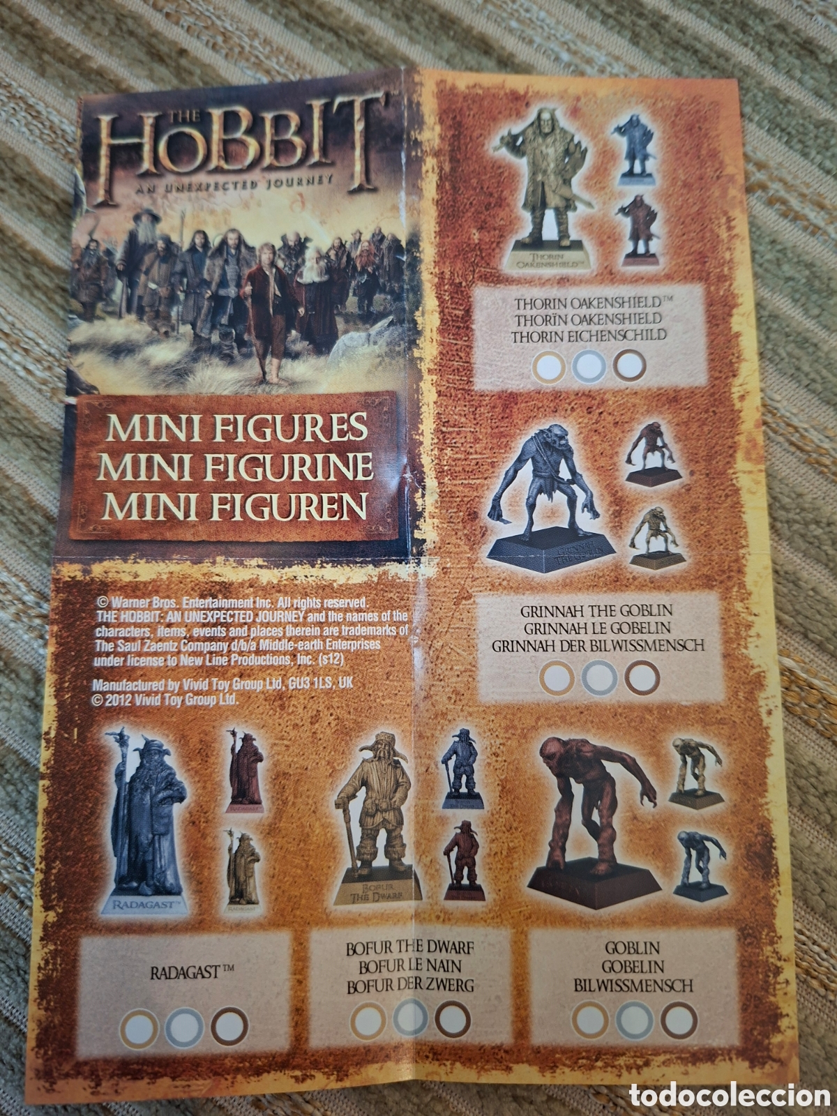 Figuras de goma y PVC: FIGURAS de EL HOBBIT (2 figuras) - Foto 6