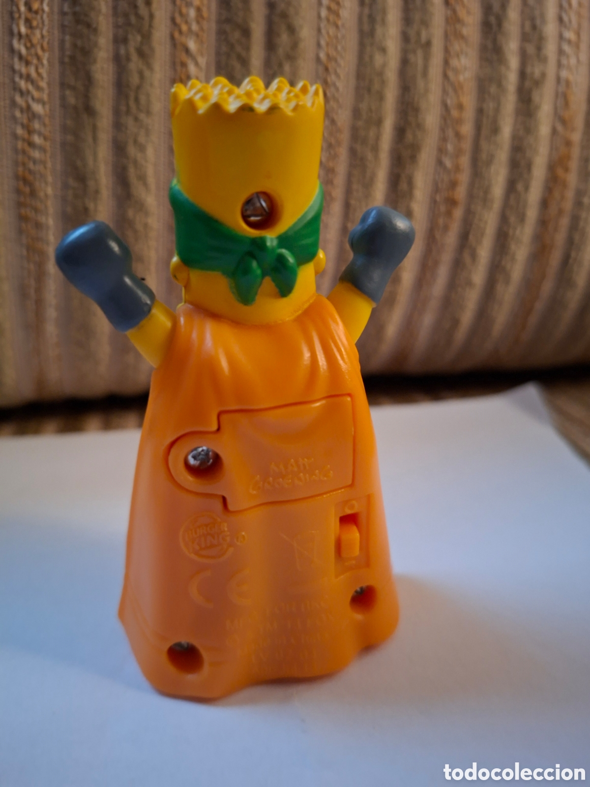 Figuras de goma y PVC: FIGURA de LOS SIMPSON : BART, disfrazado, con luz - Foto 2