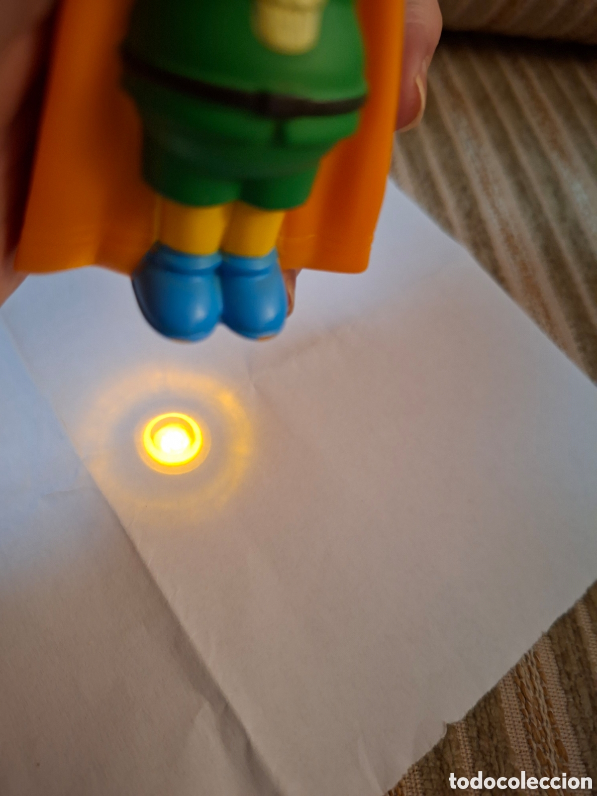 Figuras de goma y PVC: FIGURA de LOS SIMPSON : BART, disfrazado, con luz - Foto 4