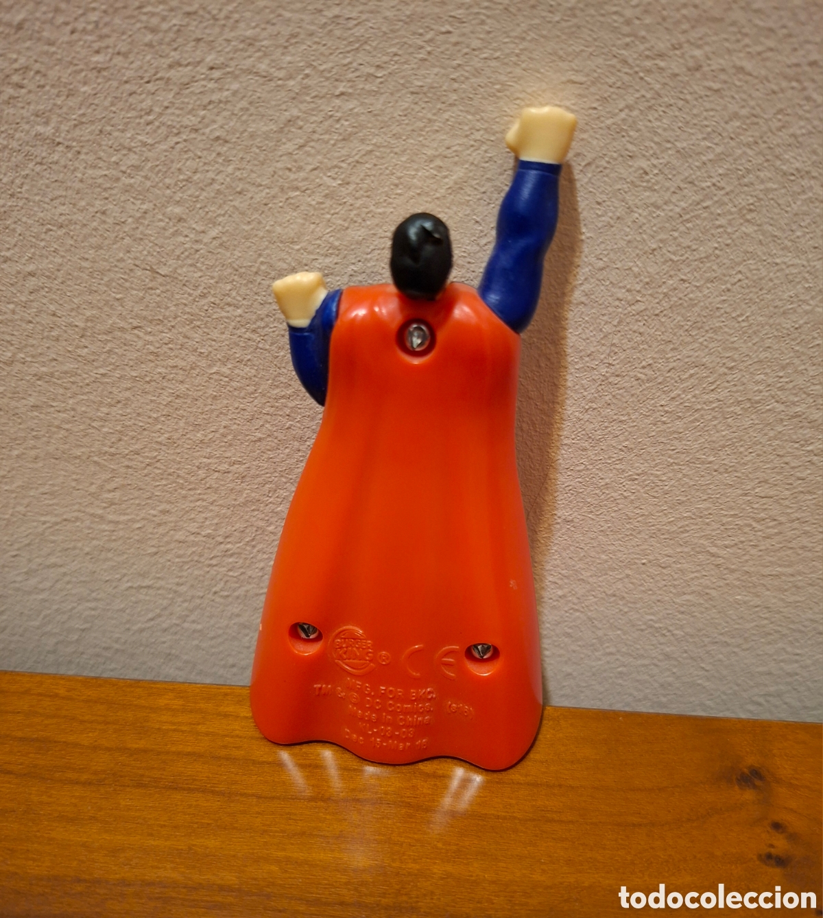 Figuras de goma y PVC: FIGURA DE SUPERMAN CON RUEDAS - Foto 2