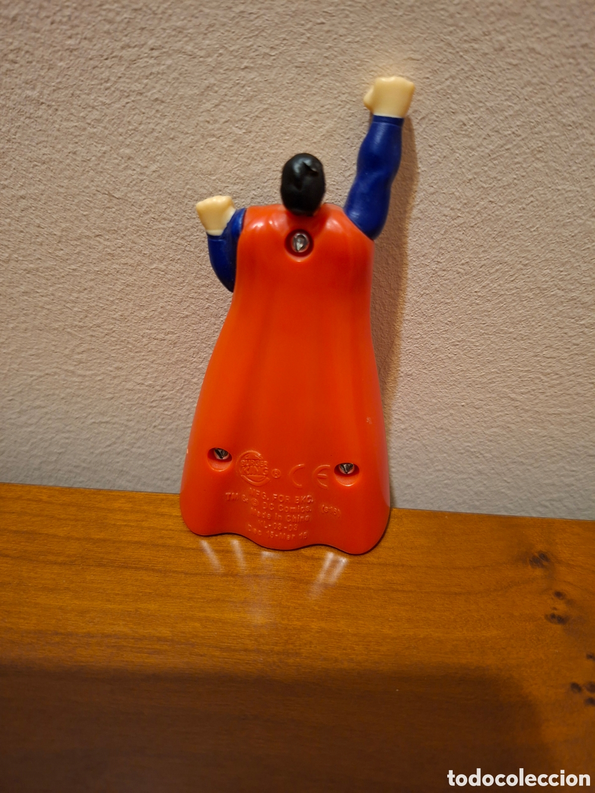 Figuras de goma y PVC: FIGURA DE SUPERMAN CON RUEDAS - Foto 3