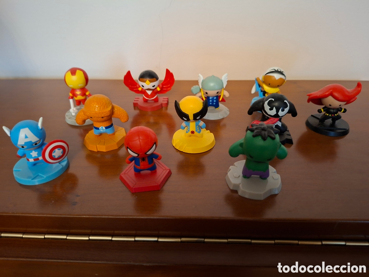 Figurines en Caoutchouc et PVC: FIGURAS MARVEL KAWAII (11)