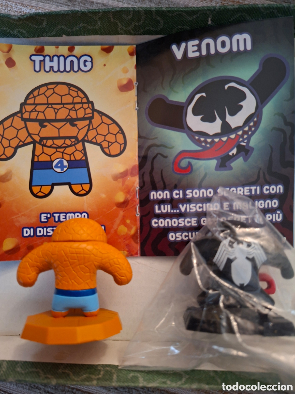 Figuras de goma y PVC: FIGURAS MARVEL KAWAII (THING y VENOM) - Foto 2