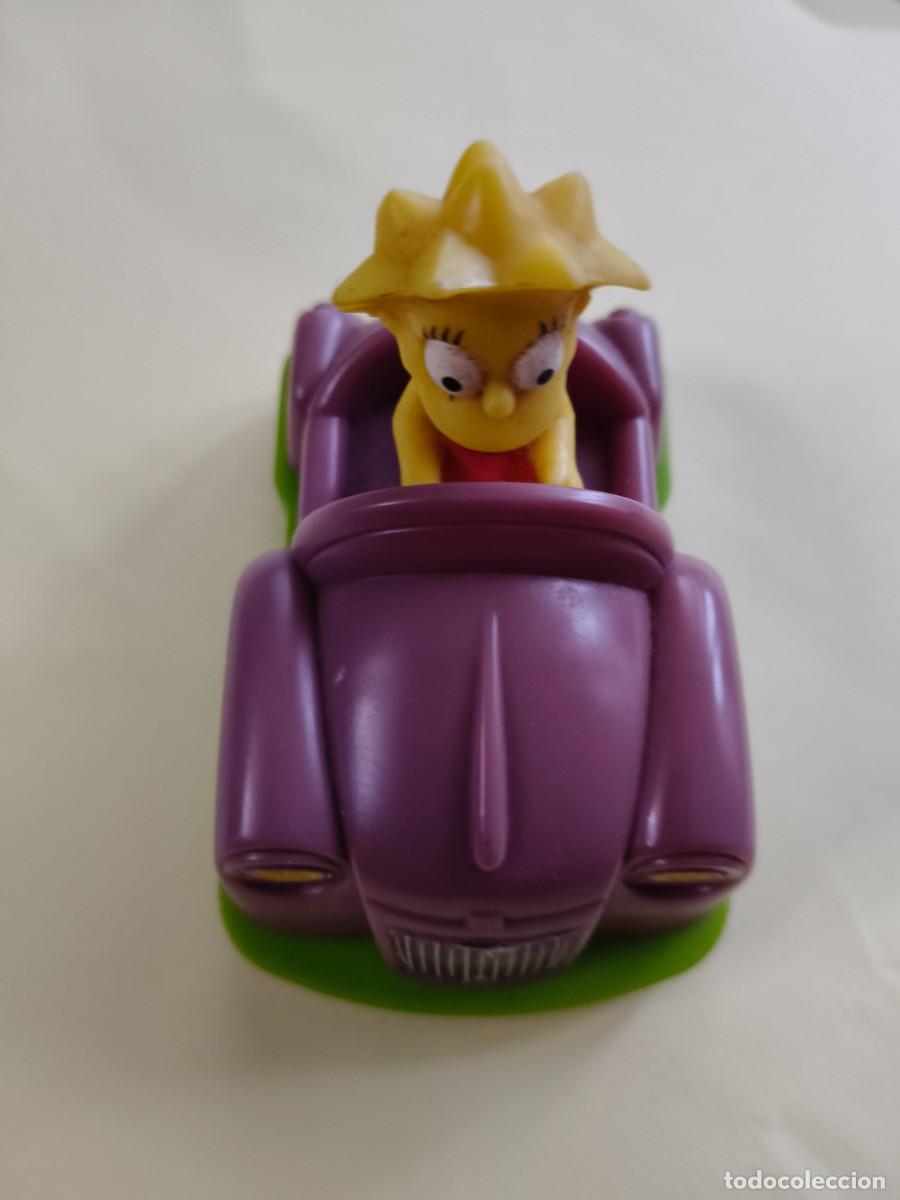 Figuras de Borracha e PVC: Antiguo coche y figura de Lisa Simpson The Simpsons promocional de Quick