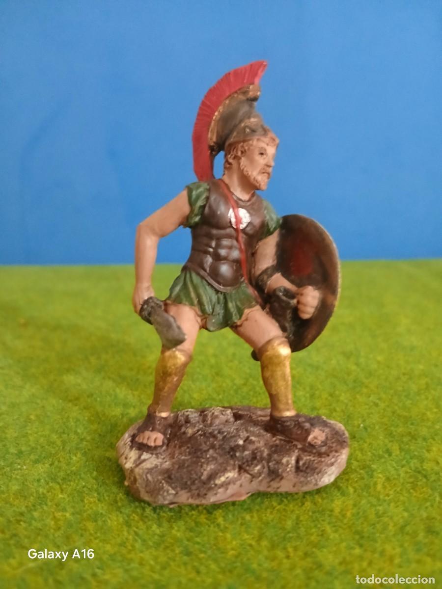 Figuras de Borracha e PVC: SOLDADOS DE PLASTICO GLADIADORE GRIEGO COMO NUEVO