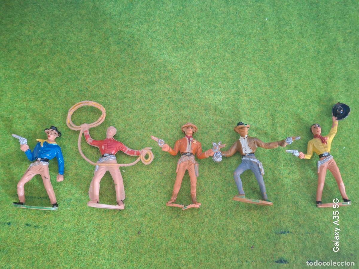 Figuras de goma y PVC: SOLDADOS DE PLASTICO VAQUEROS COMANSI ORIGINALES - Foto 1