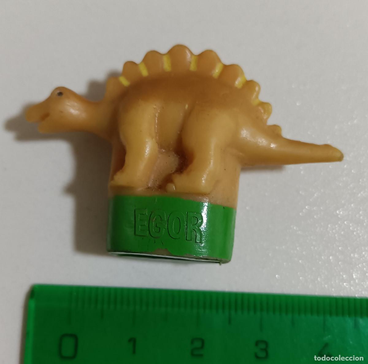 Figuras de goma y PVC: DINOSAURuS DINOTOPS DINOTOP PROMOCIONAL GALLETAS LU JURAsICO DINO pa cuchara MU&Ntilde;ECO PVC GOMA egore