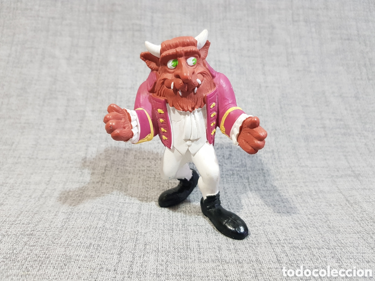 Figuras de goma y PVC: 1993 MINILAND JUFASA (JUGUETES FALOMIR S.A.) FIGURA 9CMS BESTIA (LA BELLA Y LA BESTIA)
