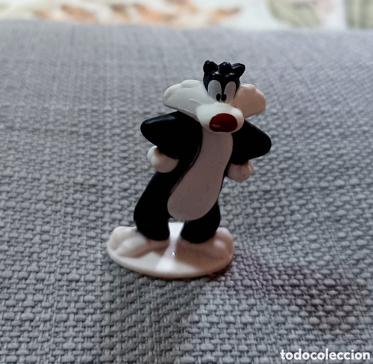 Figuras de goma y PVC: Figura 3D Gato Silvestre N&ordm; 2 &ndash; Looney Tunes Warner x Huevo Sorpresa ZAINI. Buen estado.