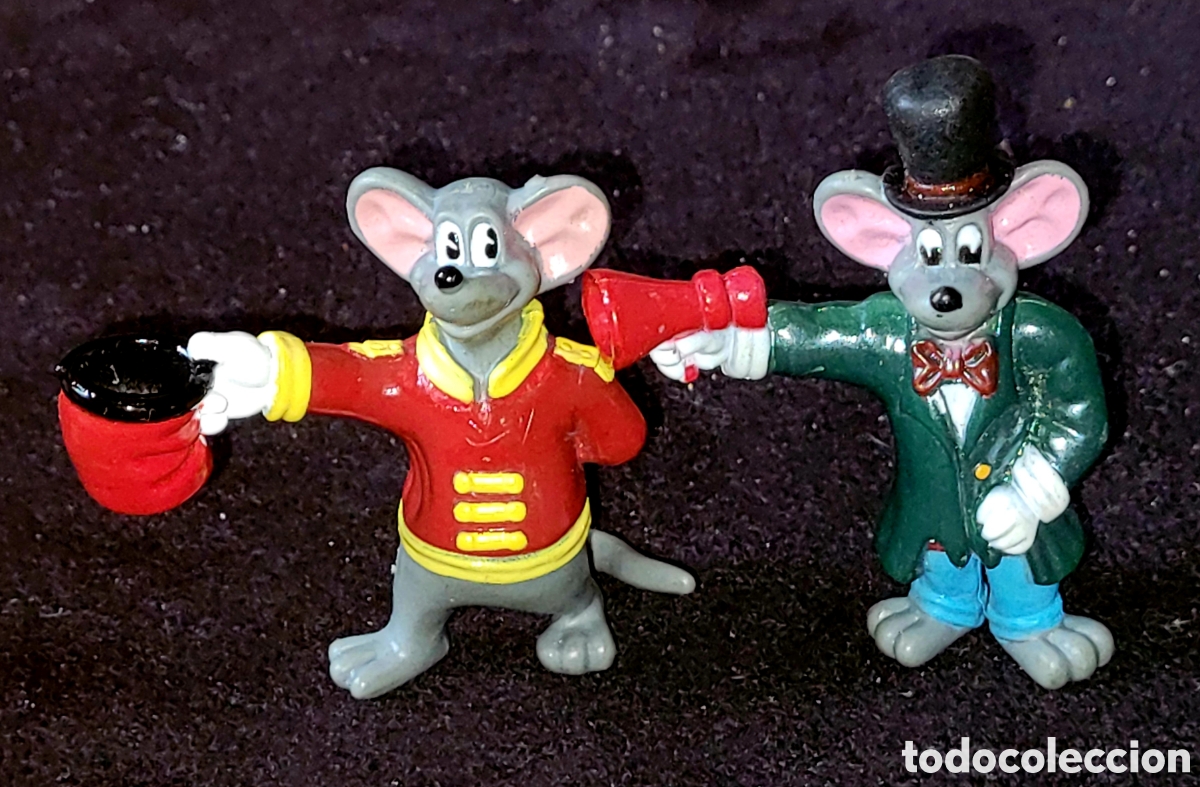 Figuras de goma y PVC: Bonito lote 2 figuras pvc goma parque de atracciones Julianatoren Holanda