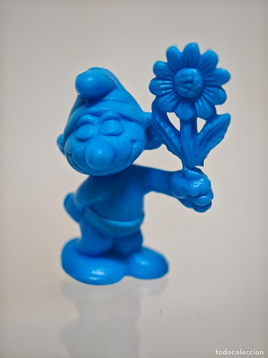 Figuras de goma y PVC: FIGURA DUNKIN PITUFO TIMIDO