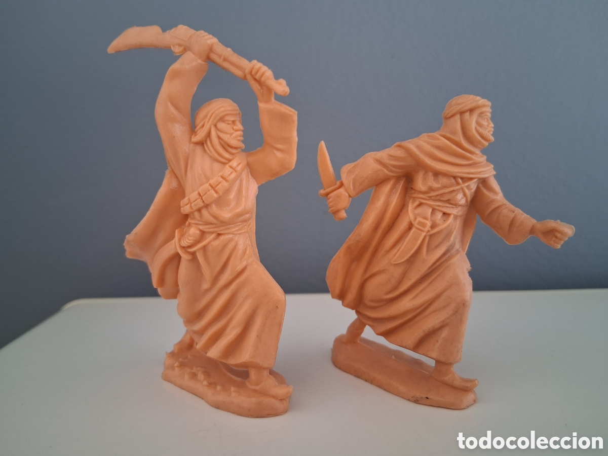 Figuras de goma y PVC: Beduinos, Lawrence de Arabia, de Reamsa, beduinos del desierto.