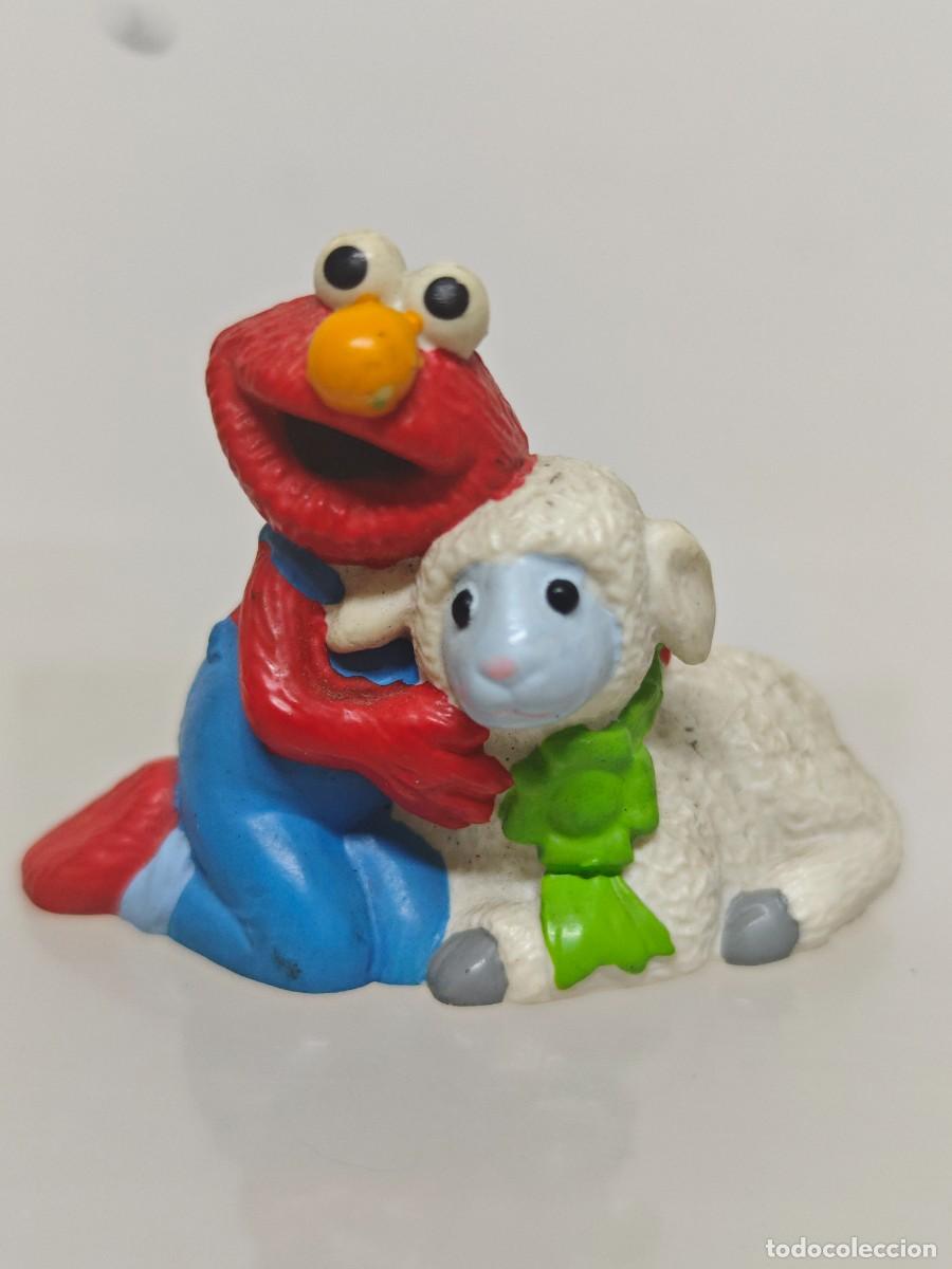Figuras de goma y PVC: FIGURA PVC ELMO Y OVEJA MARCA APPLAUSE