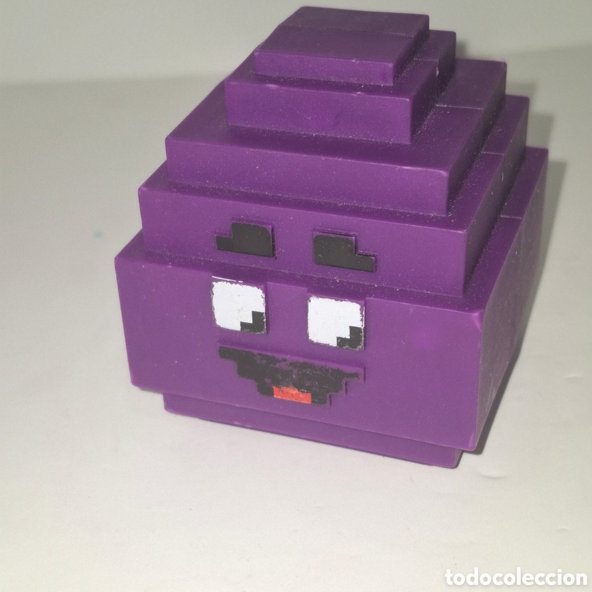 Figuras de goma y PVC: FIGURA PROMOCIONAL HAPPY MEAL MCDONALD'S PREMIUM MCDONALDS 2025 HUEVO DE GRIMACE MINECRAFT