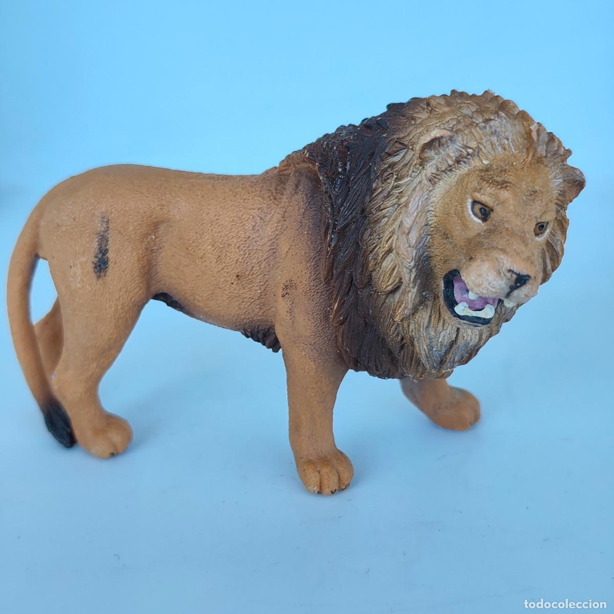 Figuras de goma y PVC: JUGUETE DE GOMA Y PVC ANIMAL SCHLEICH LEON 2014